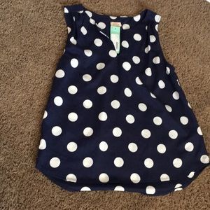 Polka dot blouse